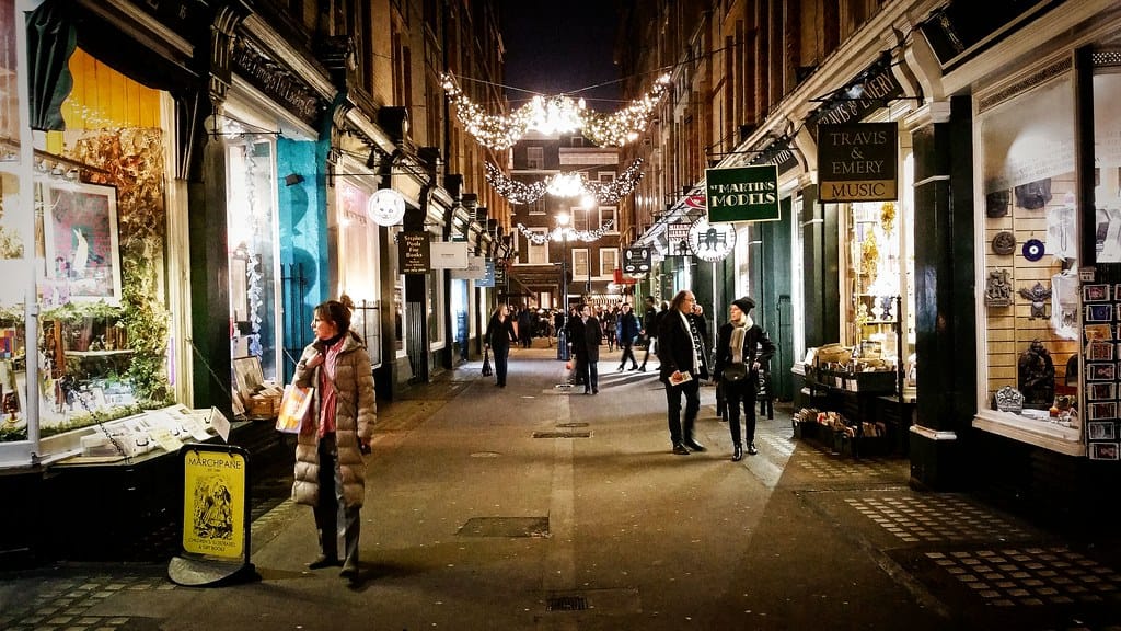 Cecil court night