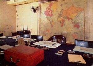 Map in war rooms