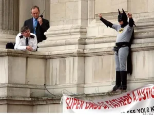 Batman On Buckingham Palace Balcony