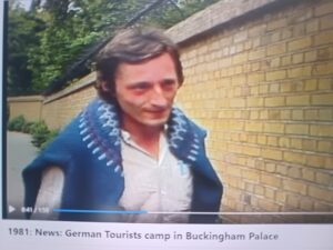 Buckingham Palace intruder - German Tourist