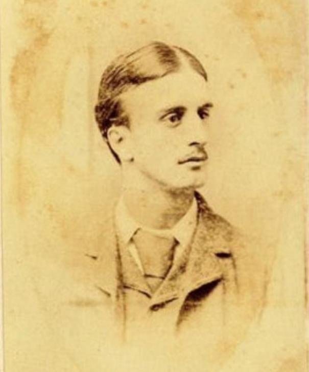 Portrait photograph of Montague Druitt as a young man